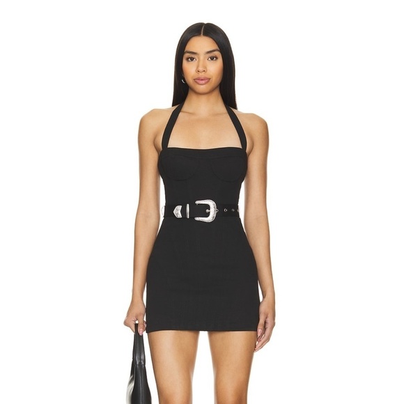Lovers + Friends Dresses & Skirts - Lovers and Friends from REVOLVE Shawn Mini Belted Dress in Black